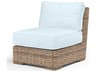 Sunset West Havana Tobacco Wicker Cushion Lounge Chair