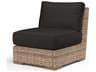 Sunset West Havana Tobacco Wicker Cushion Lounge Chair