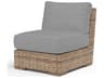 Sunset West Havana Tobacco Wicker Cushion Lounge Chair