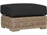 Sunset West Havana Tobacco Wicker Cushion Ottoman