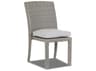 Sunset West Majorca Wicker Armless Outdoor Dining Chair