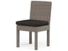 Sunset West Montecito Driftwood Wicker Cushion Dining Chair