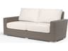 Sunset West Montecito Driftwood Wicker Cushion Loveseat
