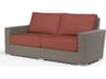 Sunset West Montecito Driftwood Wicker Cushion Loveseat