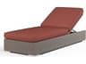 Sunset West Montecito Driftwood Wicker Cushion Chaise Lounge