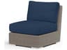Sunset West Montecito Driftwood Wicker Cushion Lounge Chair