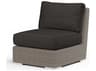 Sunset West Montecito Driftwood Wicker Cushion Lounge Chair