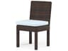 Sunset West Montecito Cognac Wicker Cushion Dining Chair