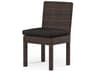 Sunset West Montecito Cognac Wicker Cushion Dining Chair