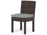 Sunset West Montecito Cognac Wicker Cushion Dining Chair
