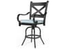 Sunset West Monterey Copper Aluminum Cushion Bar Stool