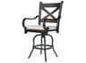Sunset West Monterey Copper Aluminum Cushion Bar Stool