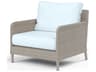 Sunset West Manhattan Gray Resin Cushion Lounge Chair
