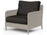Sunset West Manhattan Gray Wicker Cushion Lounge Chair