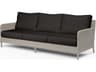 Sunset West Manhattan Gray Wicker Cushion Sofa