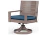 Sunset West Laguna Driftwood Aluminum Cushion Dining Chair