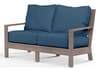 Sunset West Laguna Driftwood Aluminum Cushion Loveseat