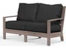 Sunset West Laguna Driftwood Aluminum Cushion Loveseat