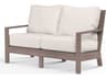 Sunset West Laguna Driftwood Aluminum Cushion Loveseat