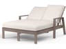 Sunset West Laguna Driftwood Aluminum Cushion Chaise Lounge