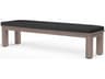Sunset West Laguna Driftwood Aluminum Cushion Bench