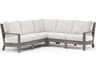 Sunset West Laguna Driftwood Aluminum Cushion Sofa