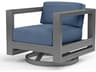 Sunset West Redondo Slate Aluminum Cushion Lounge Chair
