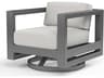 Sunset West Redondo Grays Aluminum Cushion Lounge Chair