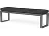 Sunset West Redondo Aluminum Cushion Outdoor Bench