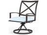 Sunset West La Jolla Espresso Aluminum Cushion Dining Chair