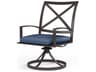 Sunset West La Jolla Espresso Aluminum Cushion Dining Chair