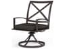Sunset West La Jolla Espresso Aluminum Cushion Dining Chair