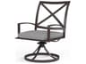 Sunset West La Jolla Espresso Aluminum Cushion Dining Chair