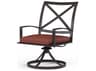 Sunset West La Jolla Espresso Aluminum Cushion Dining Chair