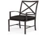 Sunset West La Jolla Espresso Aluminum Cushion Dining Chair