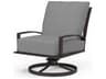Sunset West La Jolla Espresso Aluminum Cushion Lounge Chair