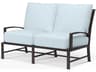 Sunset West La Jolla Espresso Aluminum Cushion Loveseat