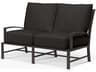 Sunset West La Jolla Espresso Aluminum Cushion Loveseat