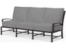 Sunset West La Jolla Espresso Aluminum Cushion Sofa