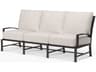 Sunset West La Jolla Espresso Aluminum Cushion Sofa