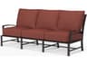 Sunset West La Jolla Espresso Aluminum Cushion Sofa