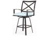 Sunset West La Jolla Espresso Aluminum Cushion Bar Stool