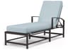 Sunset West La Jolla Espresso Aluminum Cushion Chaise Lounge