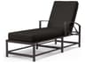 Sunset West La Jolla Espresso Aluminum Cushion Chaise Lounge