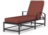 Sunset West La Jolla Espresso Aluminum Cushion Chaise Lounge