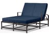 Sunset West La Jolla Espresso Aluminum Cushion Chaise Lounge