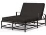 Sunset West La Jolla Espresso Aluminum Cushion Chaise Lounge