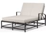 Sunset West La Jolla Espresso Aluminum Cushion Chaise Lounge