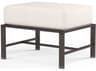 Sunset West La Jolla Espresso Aluminum Cushion Ottoman
