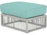 Sunset West Miami Frost Rope Cushion Ottoman